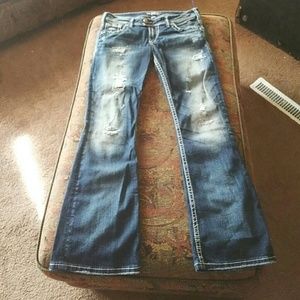 Silver jeans Tuesday very low rise